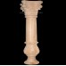 PST-01: Capital Top & Bottom Vase Carved Pillar